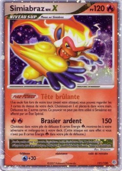 Carte Pokémon: Simiabraz NIV.X