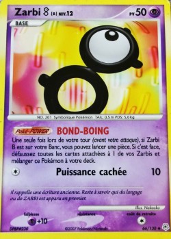 Carte Pokémon: Zarbi [B]