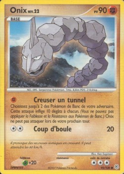 Carte Pokémon: Onix