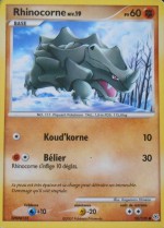 Carte Pokémon: Rhinocorne