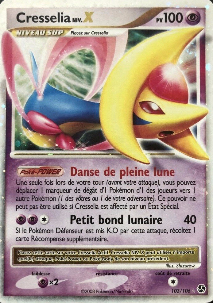 Carte Pokémon: Cresselia NIV.X