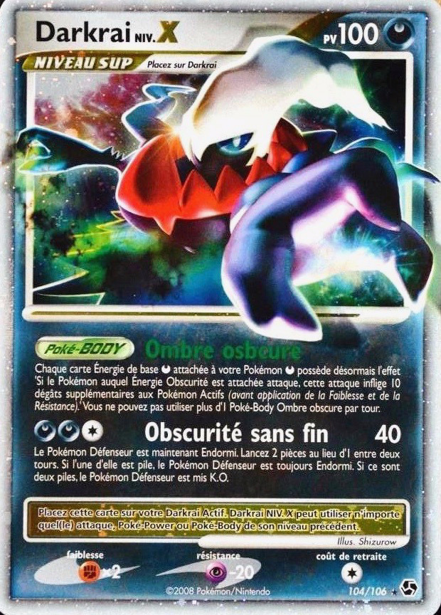 Carte Pokémon: Darkrai NIV.X