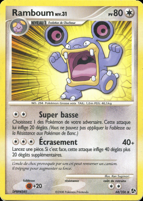 Carte Pokémon: Ramboum