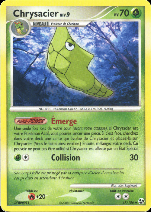 Carte Pokémon: Chrysacier