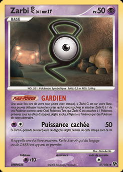 Carte Pokémon: Zarbi [G]