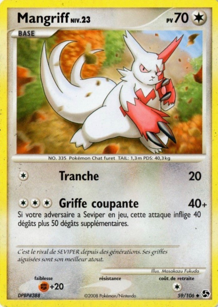 Carte Pokémon: Mangriff