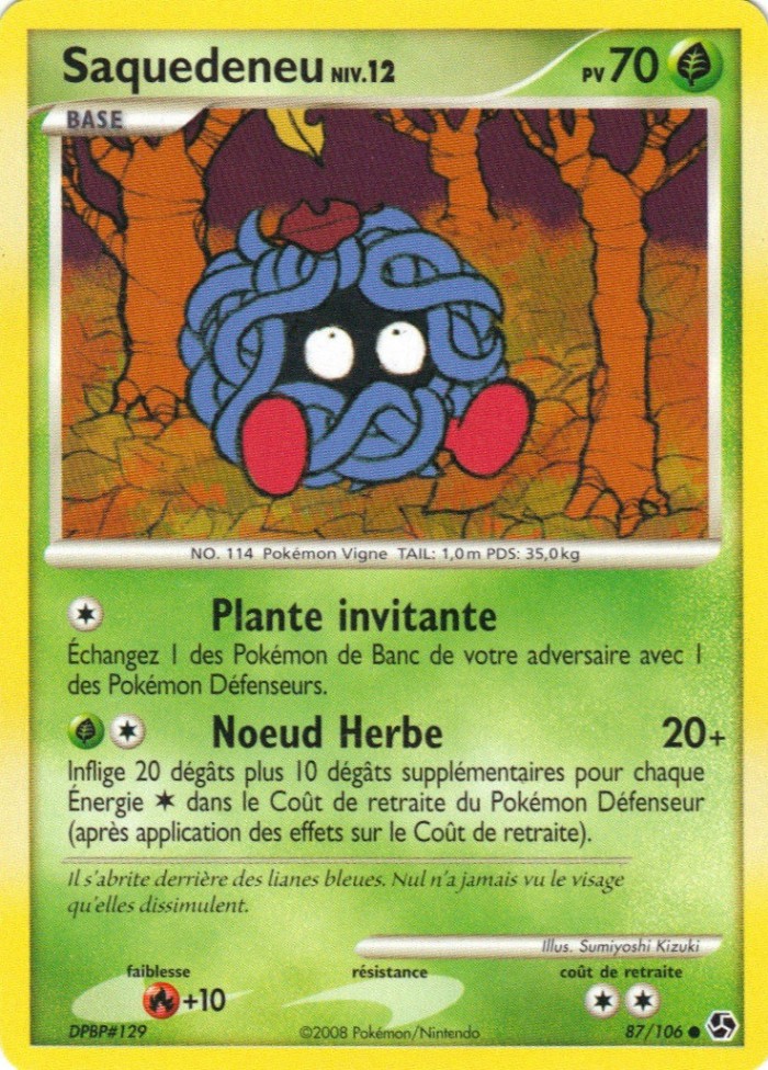 Carte Pokémon: Saquedeneu