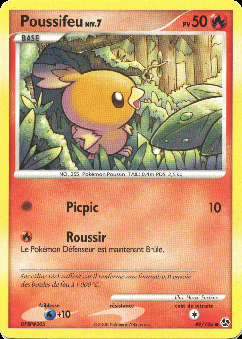 Carte Pokémon: Poussifeu