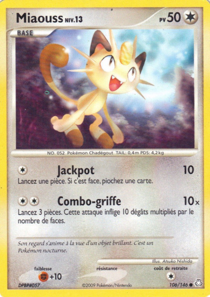 Carte Pokémon: Miaouss