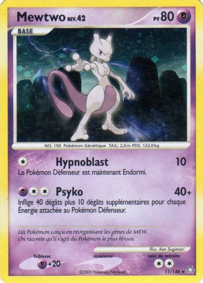 Carte Pokémon: Mewtwo