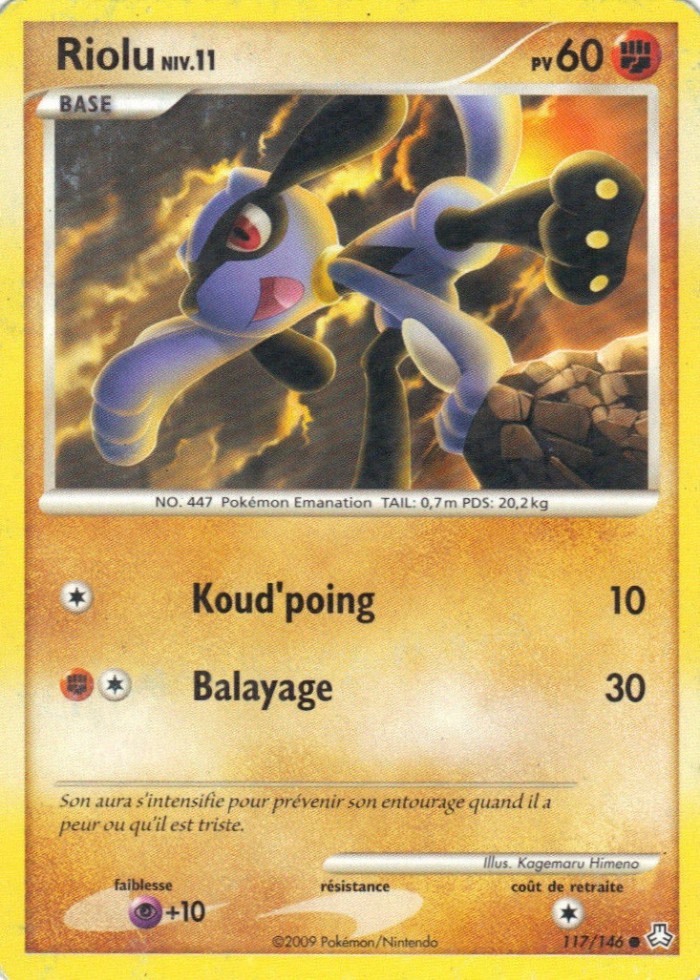 Carte Pokémon: Riolu