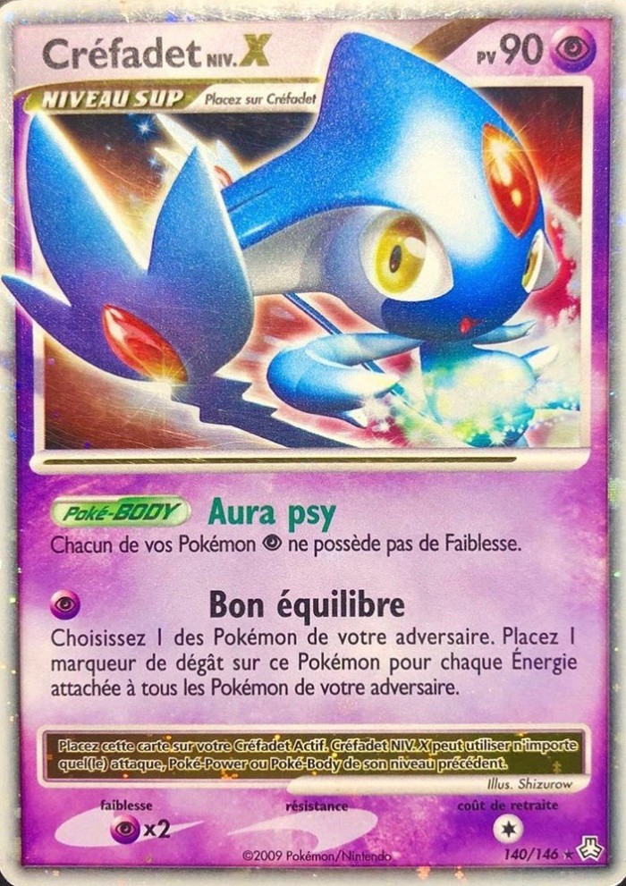 Carte Pokémon: Créfadet NIV.X