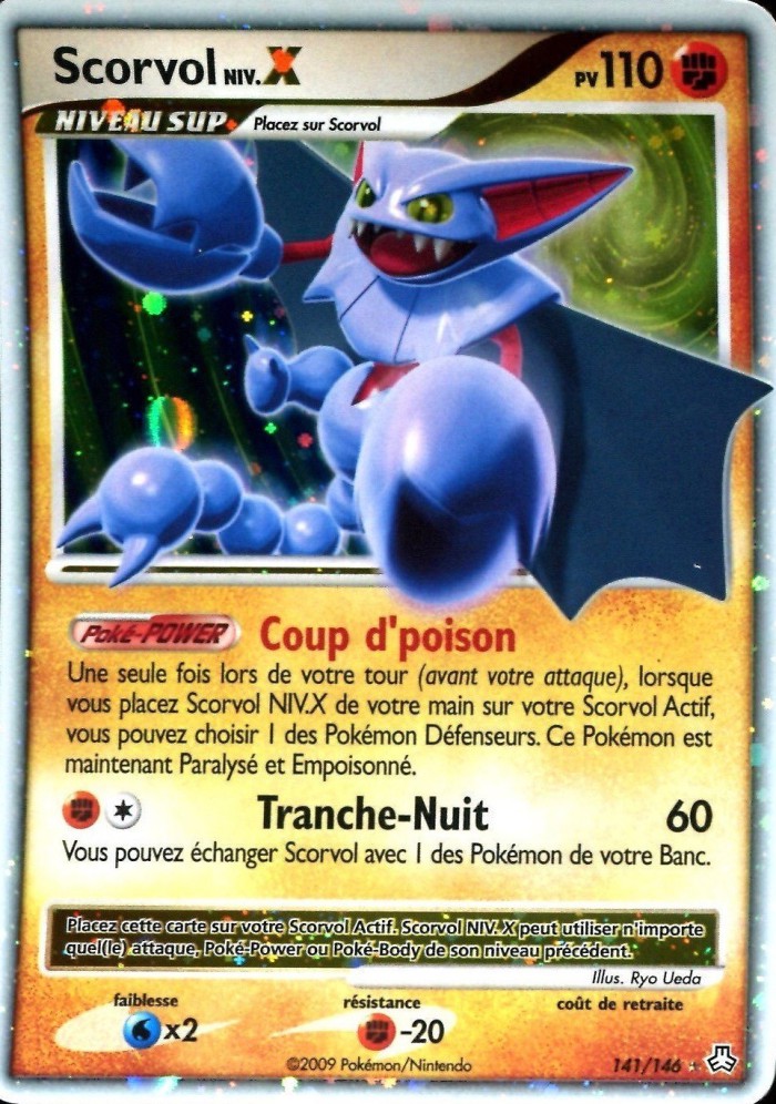 Carte Pokémon: Scorvol NIV.X