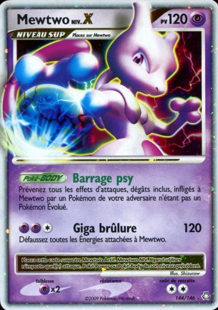 Carte Pokémon: Mewtwo NIV.X