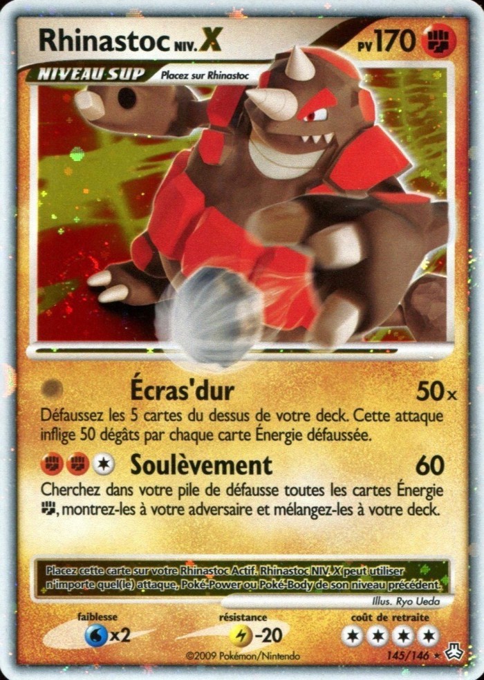 Carte Pokémon: Rhinastoc NIV.X