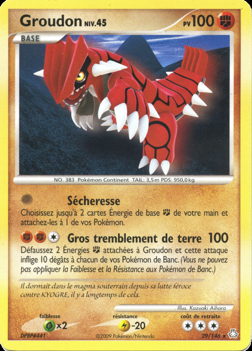 Carte Pokémon: Groudon