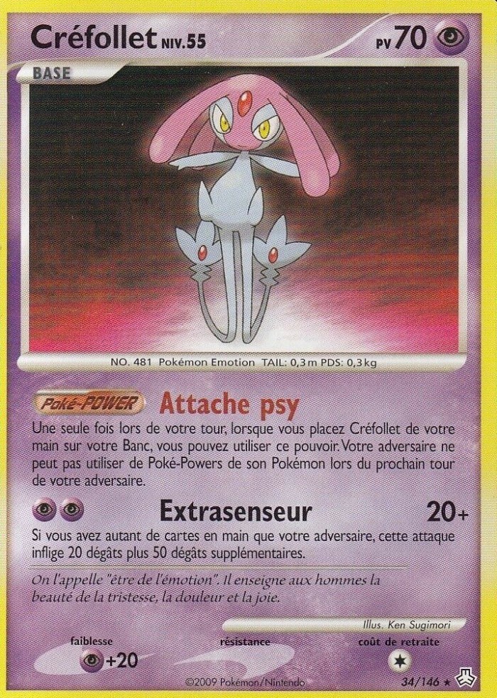 Carte Pokémon: Créfollet