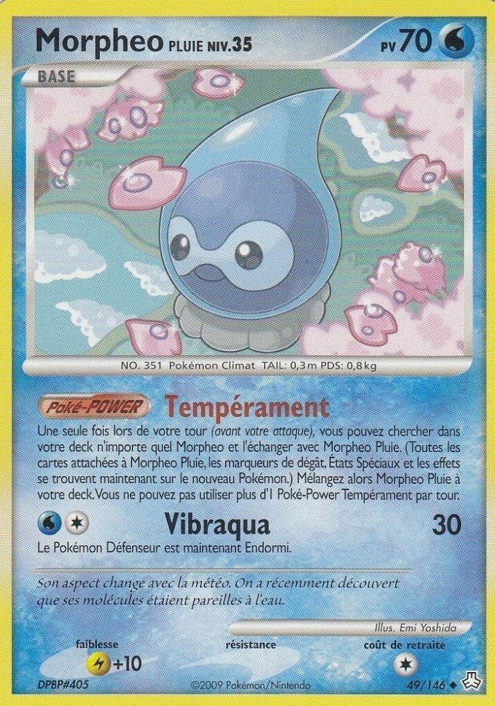 Carte Pokémon: Morpheo Pluie