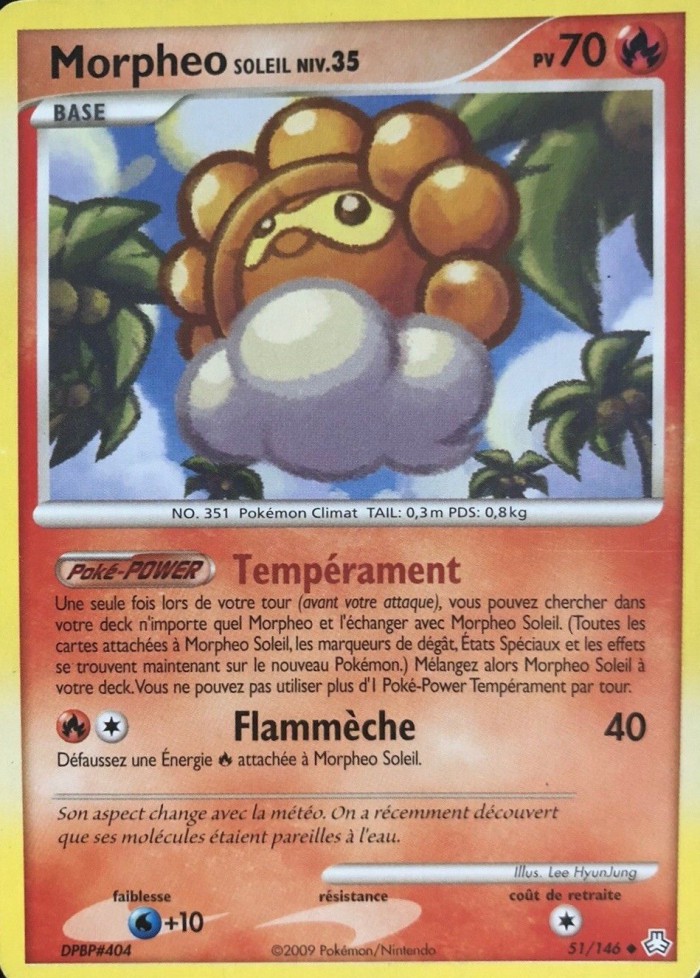 Carte Pokémon: Morpheo Soleil