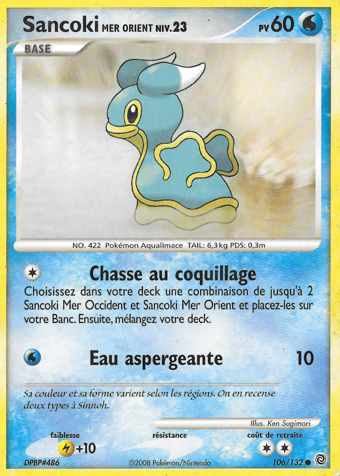 Carte Pokémon: Sancoki Mer Orient