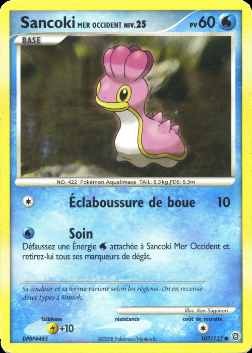 Carte Pokémon: Sancoki Mer Occident