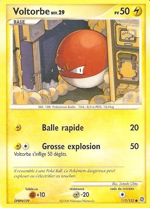 Carte Pokémon: Voltorbe