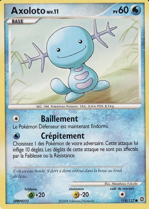 Carte Pokémon: Axoloto