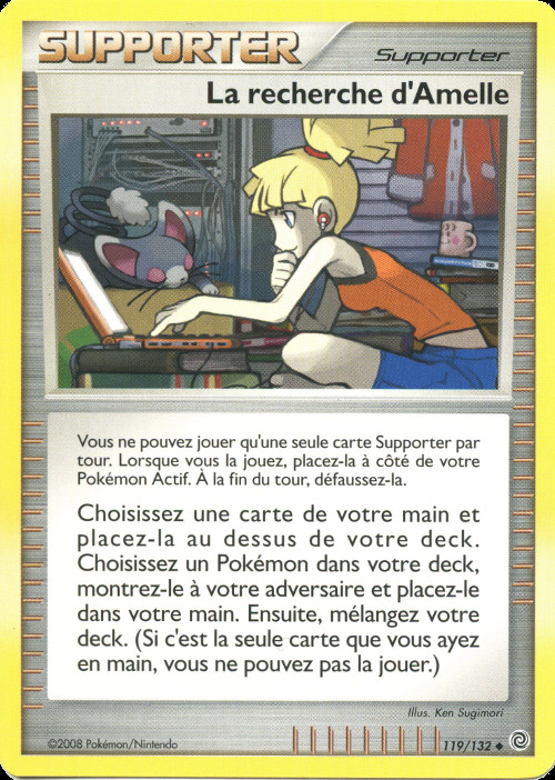 Carte Pokémon: La recherche d'Amelle