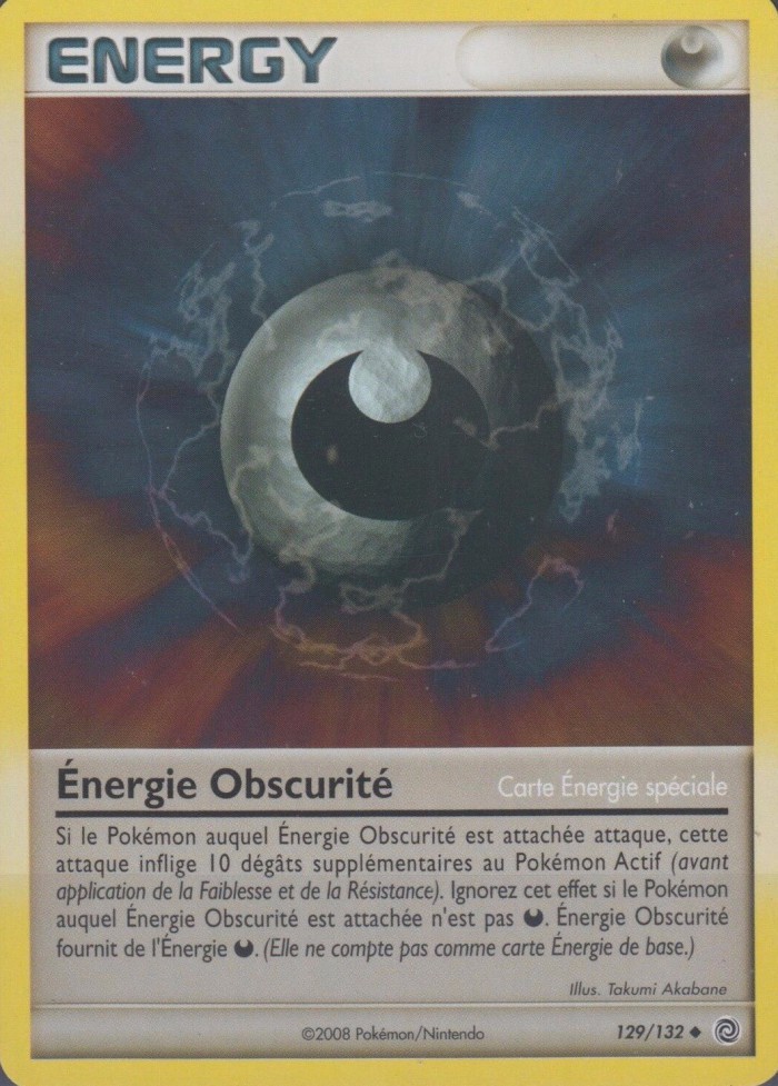 Carte Pokémon: Énergie Obscurité