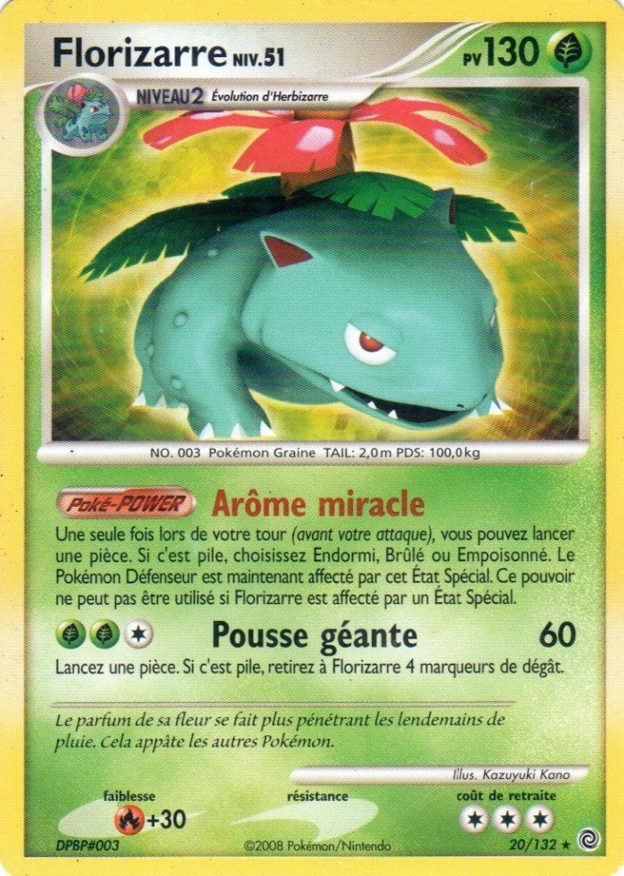 Carte Pokémon: Florizarre