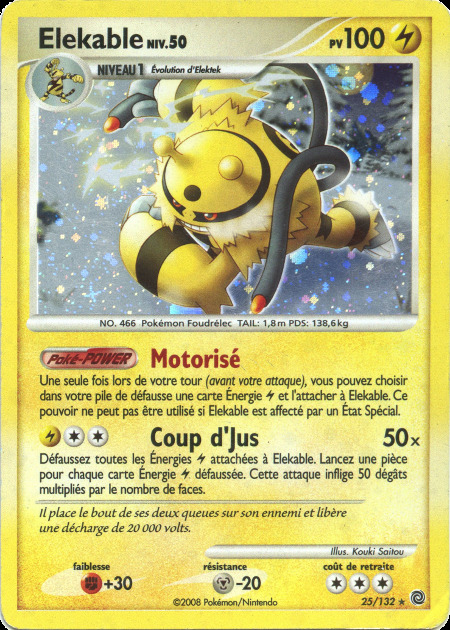 Carte Pokémon: Elekable