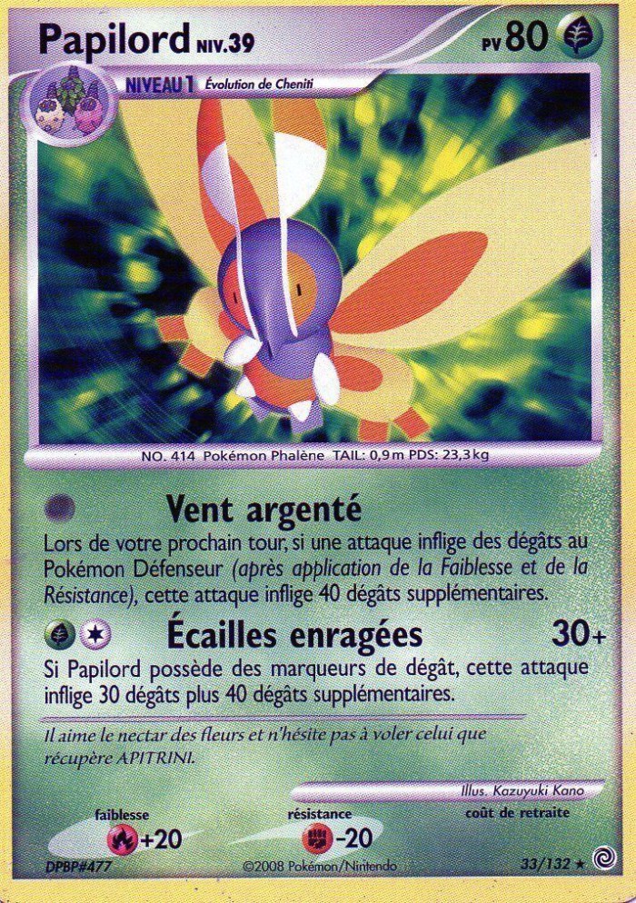 Carte Pokémon: Papilord