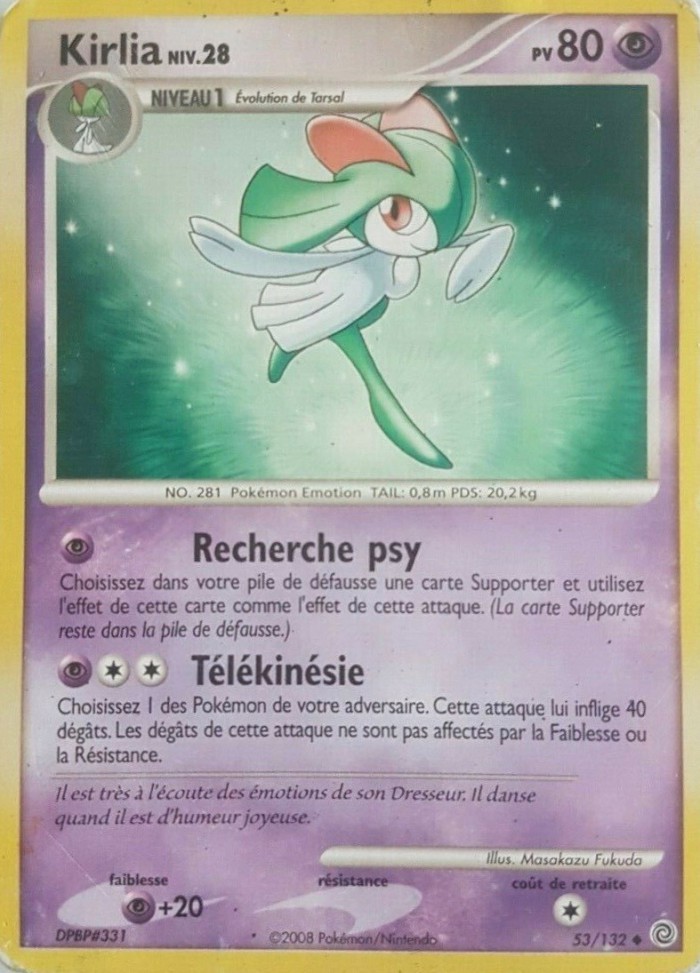 Carte Pokémon: Kirlia