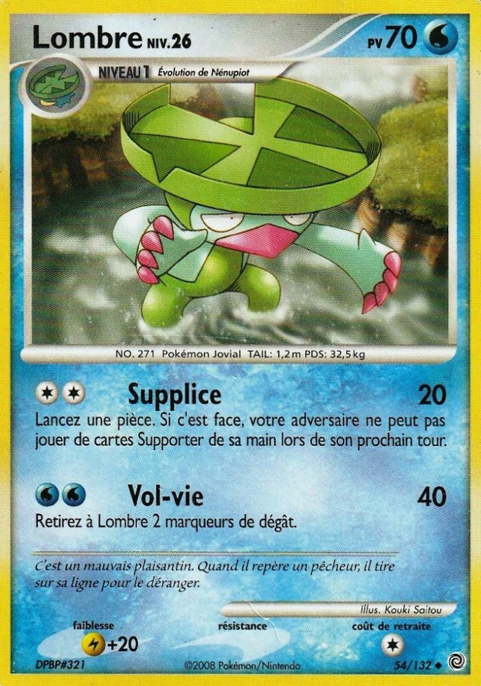 Carte Pokémon: Lombre