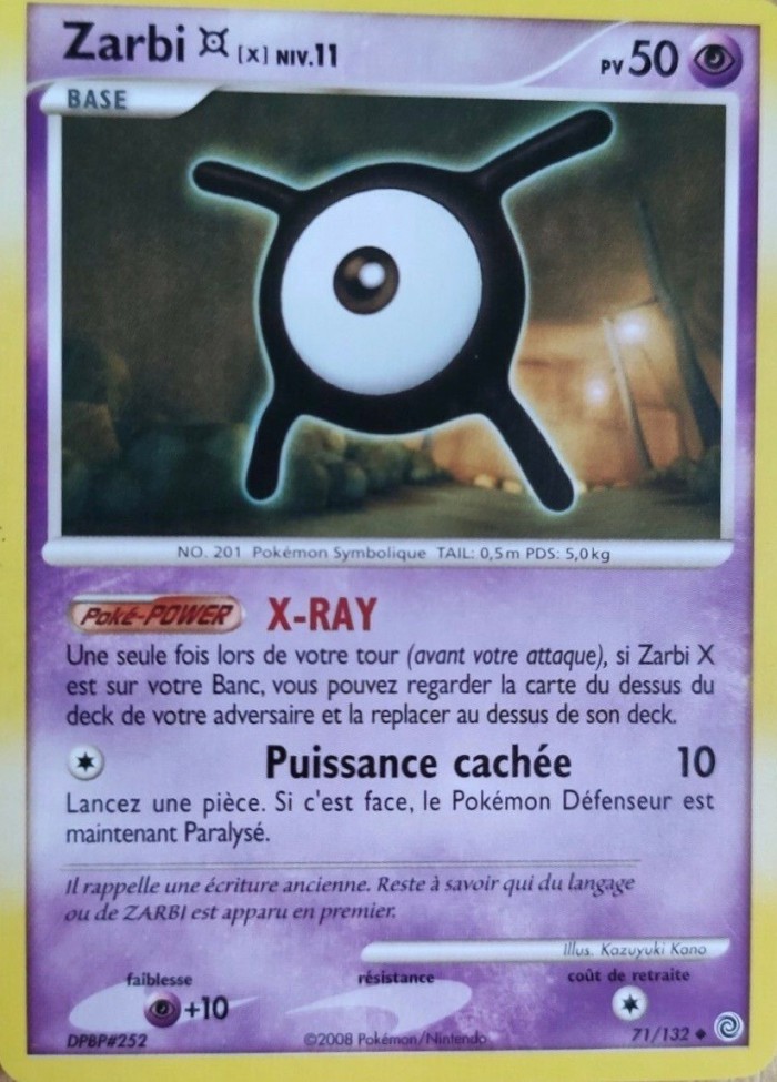 Carte Pokémon: Zarbi [X]