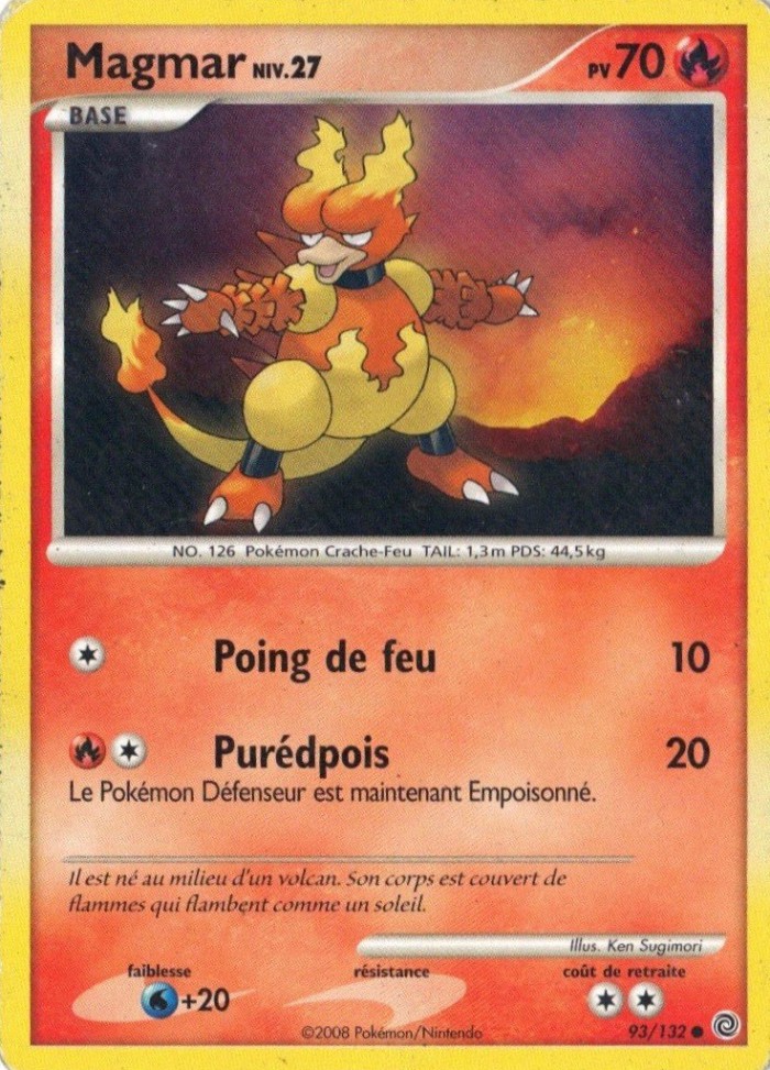 Carte Pokémon: Magmar