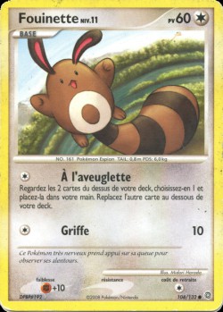 Carte Pokémon: Fouinette