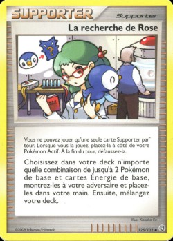 Carte Pokémon: La recherche de Rose