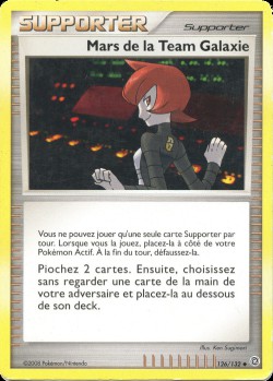 Carte Pokémon: Mars de la Team Galaxie