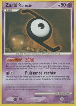 Carte Pokémon: Zarbi [Z]