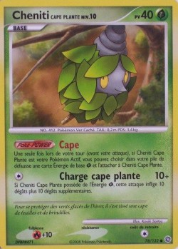 Carte Pokémon: Cheniti Cape Plante