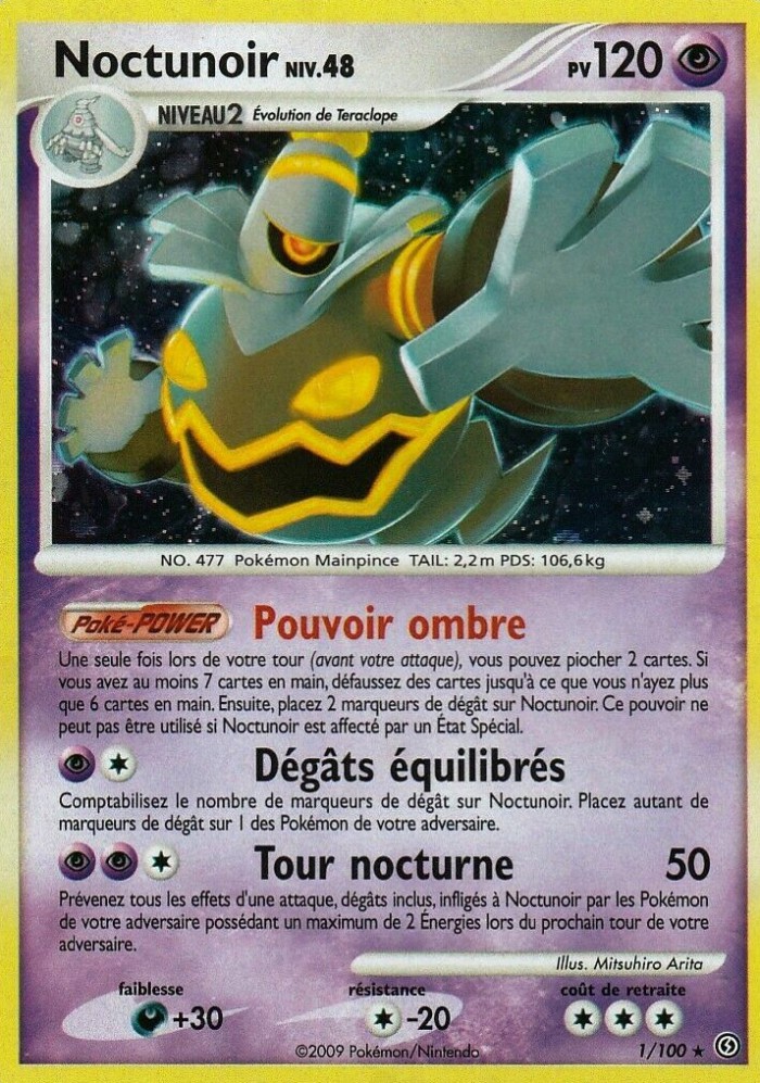 Carte Pokémon: Noctunoir