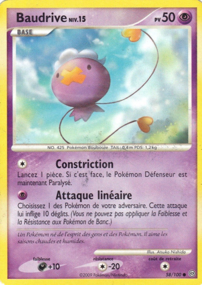 Carte Pokémon: Baudrive