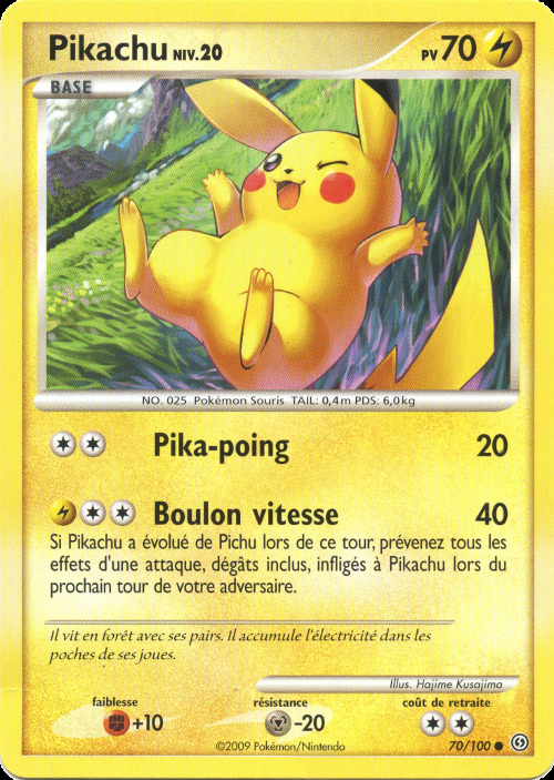 Carte Pokémon: Pikachu