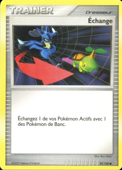 Carte Pokémon: Échange