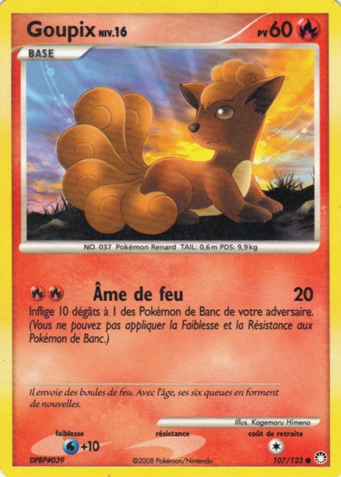 Carte Pokémon: Goupix