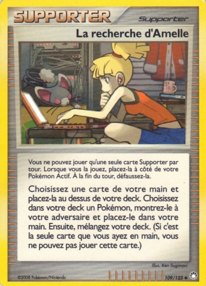 Carte Pokémon: La recherche d'Amelle