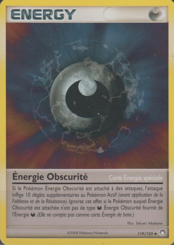 Carte Pokémon: Énergie Obscurité