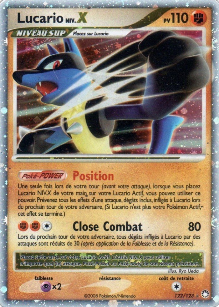 Carte Pokémon: Lucario NIV.X