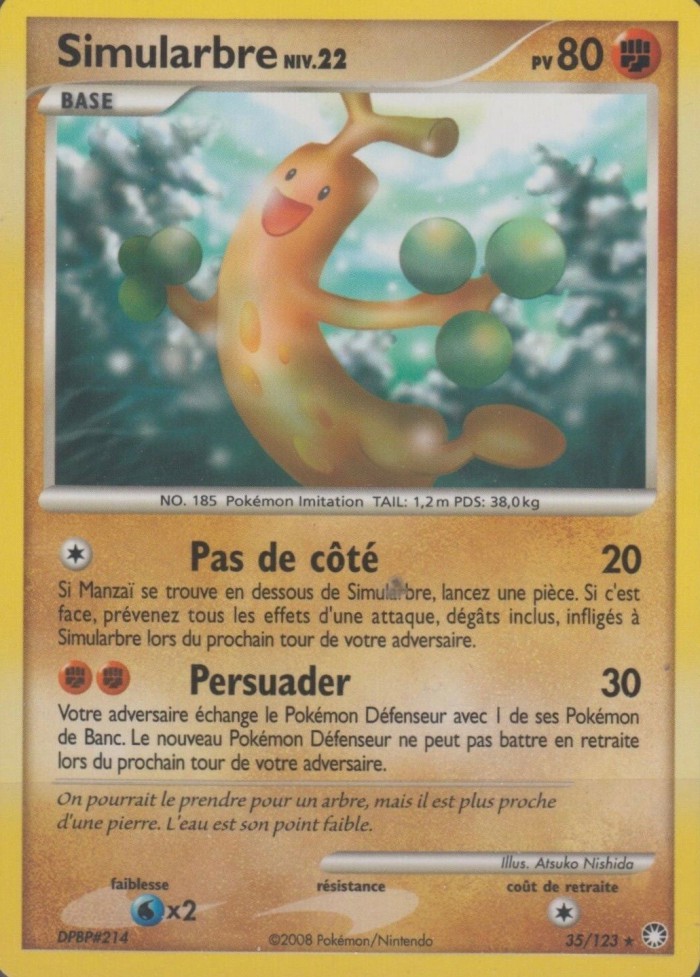 Carte Pokémon: Simularbre